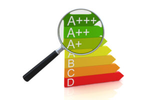 image of a energy efficiency rating chart depicting home efficiency the afue rating of heating systems