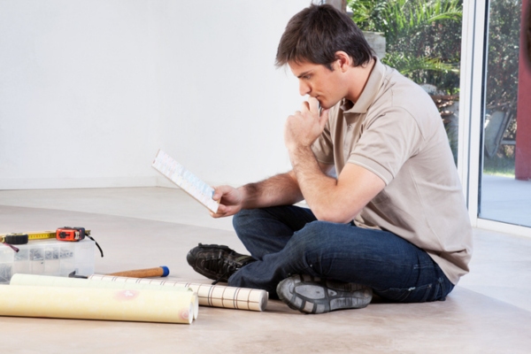 man choosing for a different shaped ductwork to minimize noise