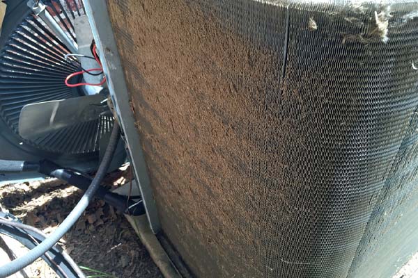 dirty air conditioner coils